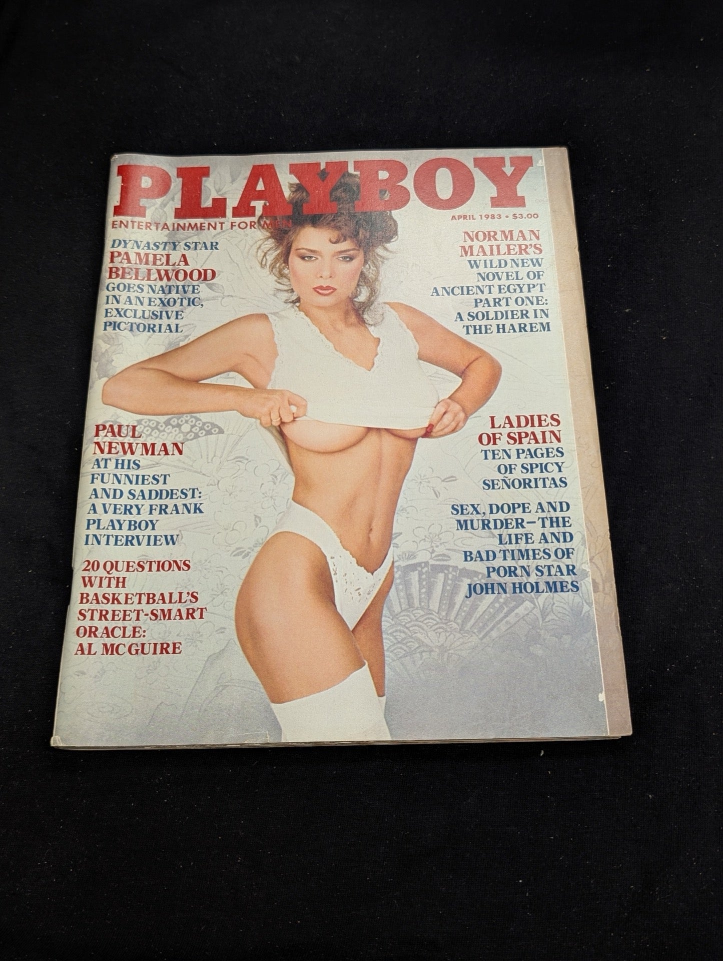 Playboy Magazine April 1983 Pamela Bellwood Dynasty Paul Newman