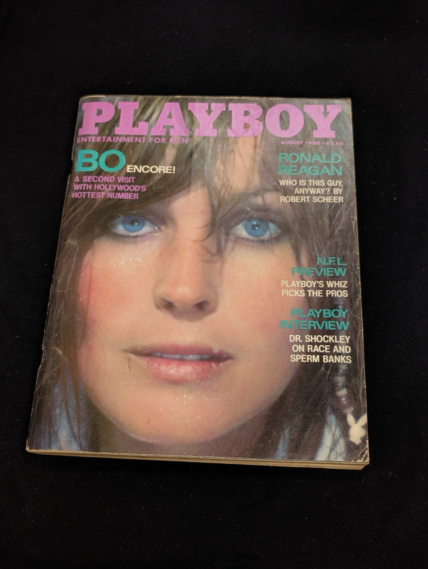 Playboy Magazine August 1980 Bo Derek Encore Ronald Reagan Profile