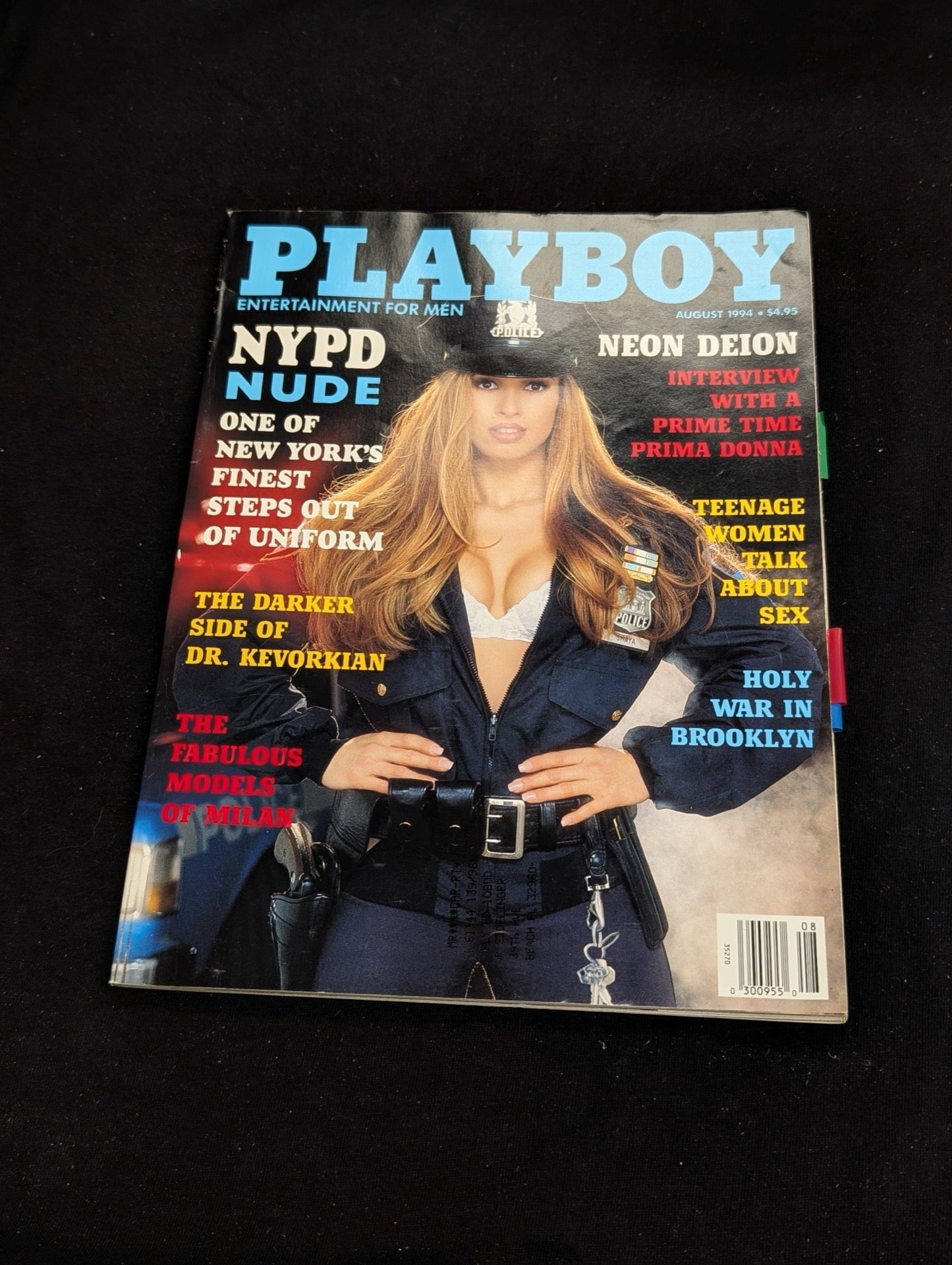 Playboy Magazine August 1994 NYPD Nude Deion Sanders Interview