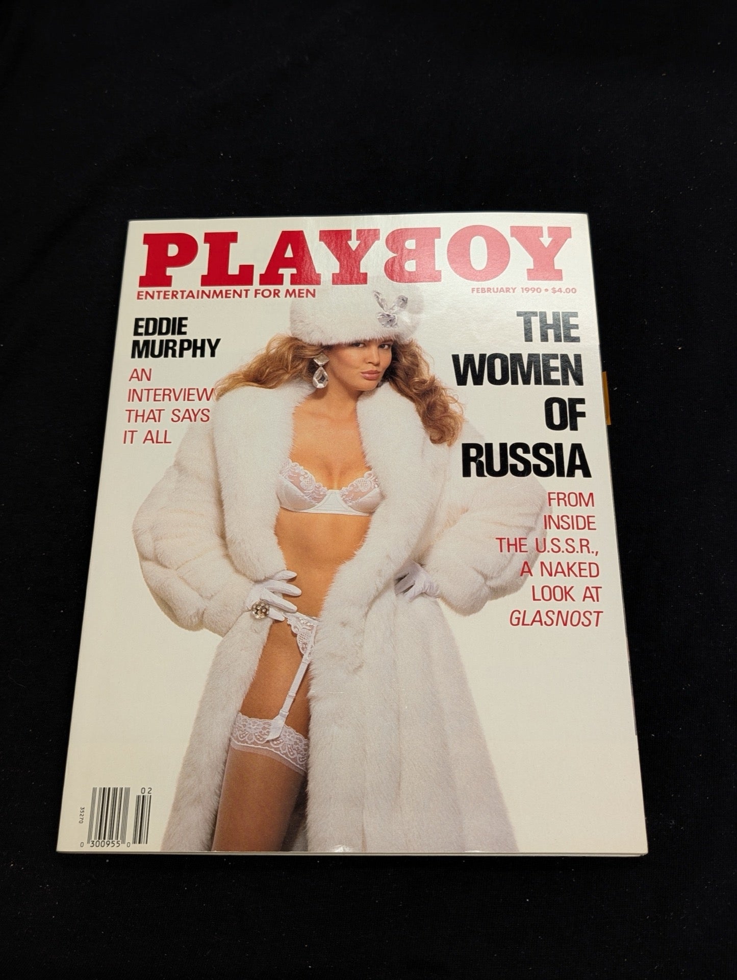 Playboy Magazine February 1990 Women of Russia Eddie Murphy Interview