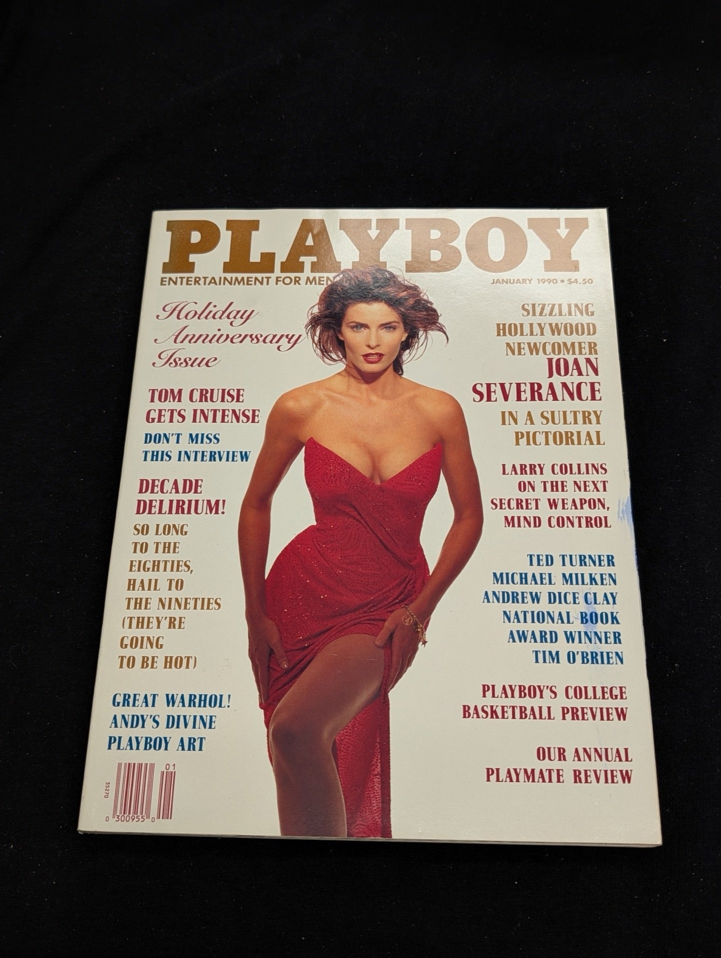 Playboy Magazine January 1990 Joan Severance Tom Cruise Interview