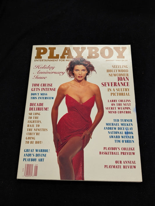 Playboy Magazine January 1990 Joan Severance Tom Cruise Interview