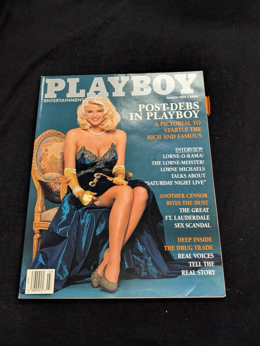 Playboy Magazine March 1992 Post-Debs Lorne Michaels SNL Interview