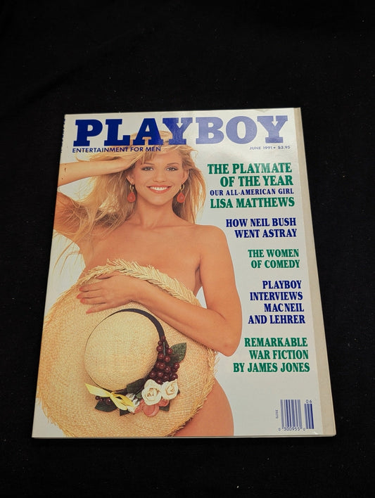 Playboy Magazine June 1991 Lisa Matthews Playmate of the Year Neil Bush