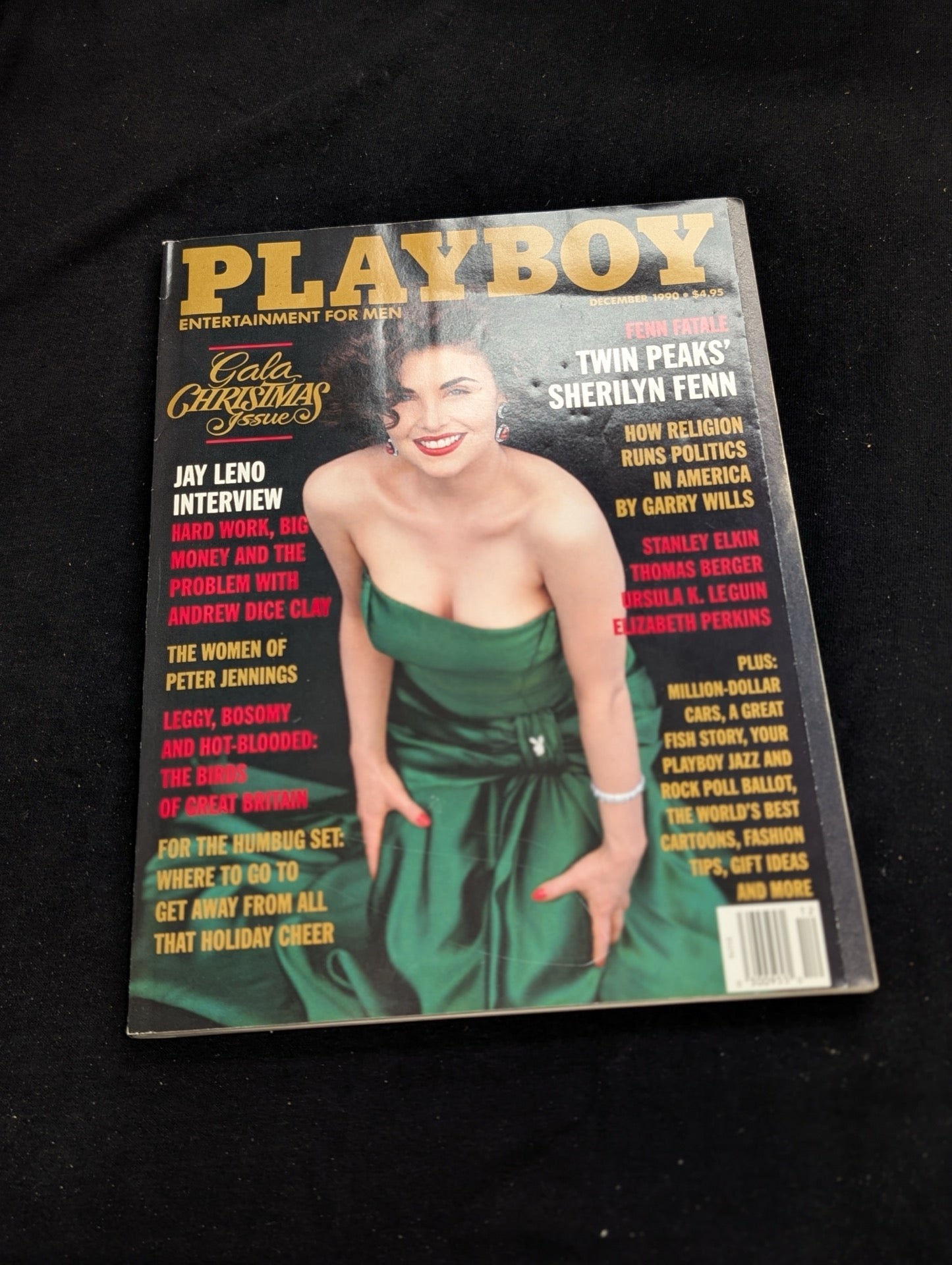 Playboy Magazine December 1990 Sherilyn Fenn Twin Peaks Christmas Issue