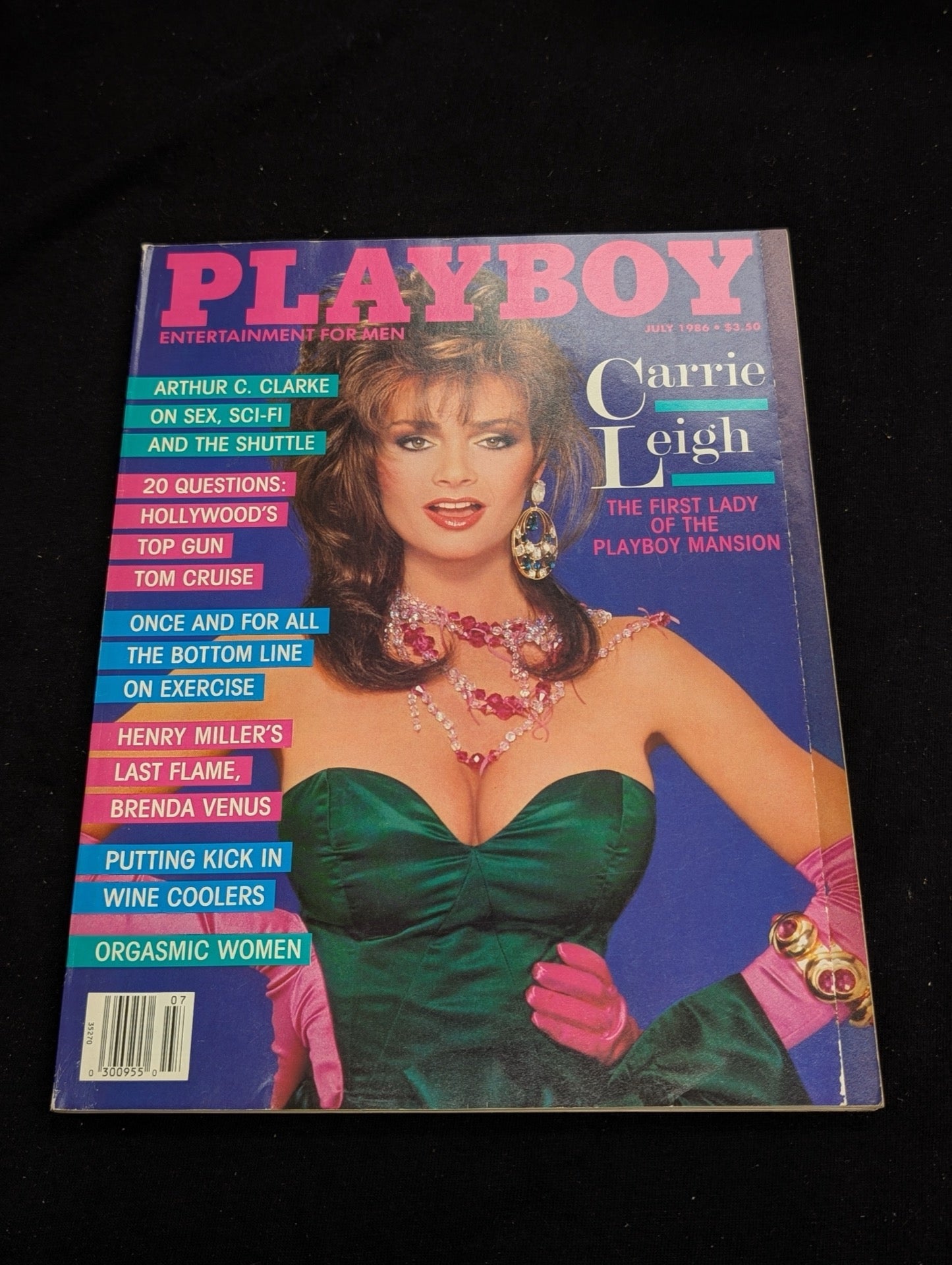 Playboy Magazine July 1986 Carrie Leigh Cover Arthur C Clarke Interview
