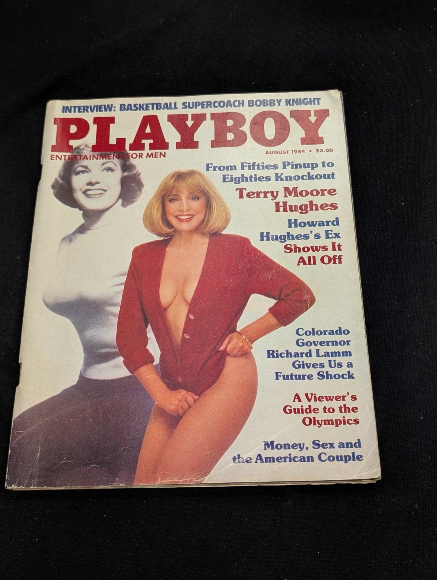 Playboy Magazine August 1984 Terry Moore Hughes Bobby Knight (Copy 2)