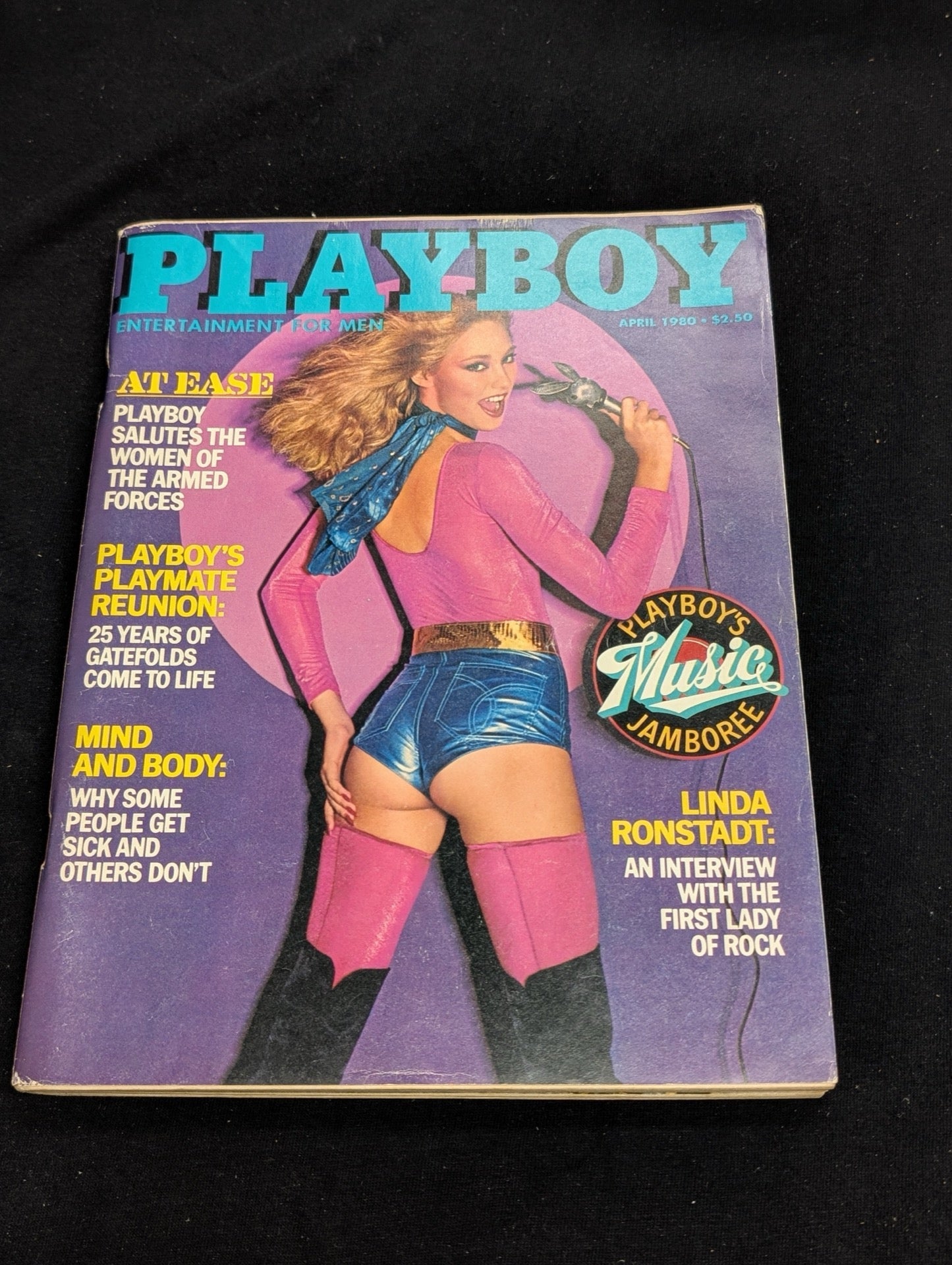 Playboy Magazine April 1980 Linda Ronstadt Interview Women of Armed Forces