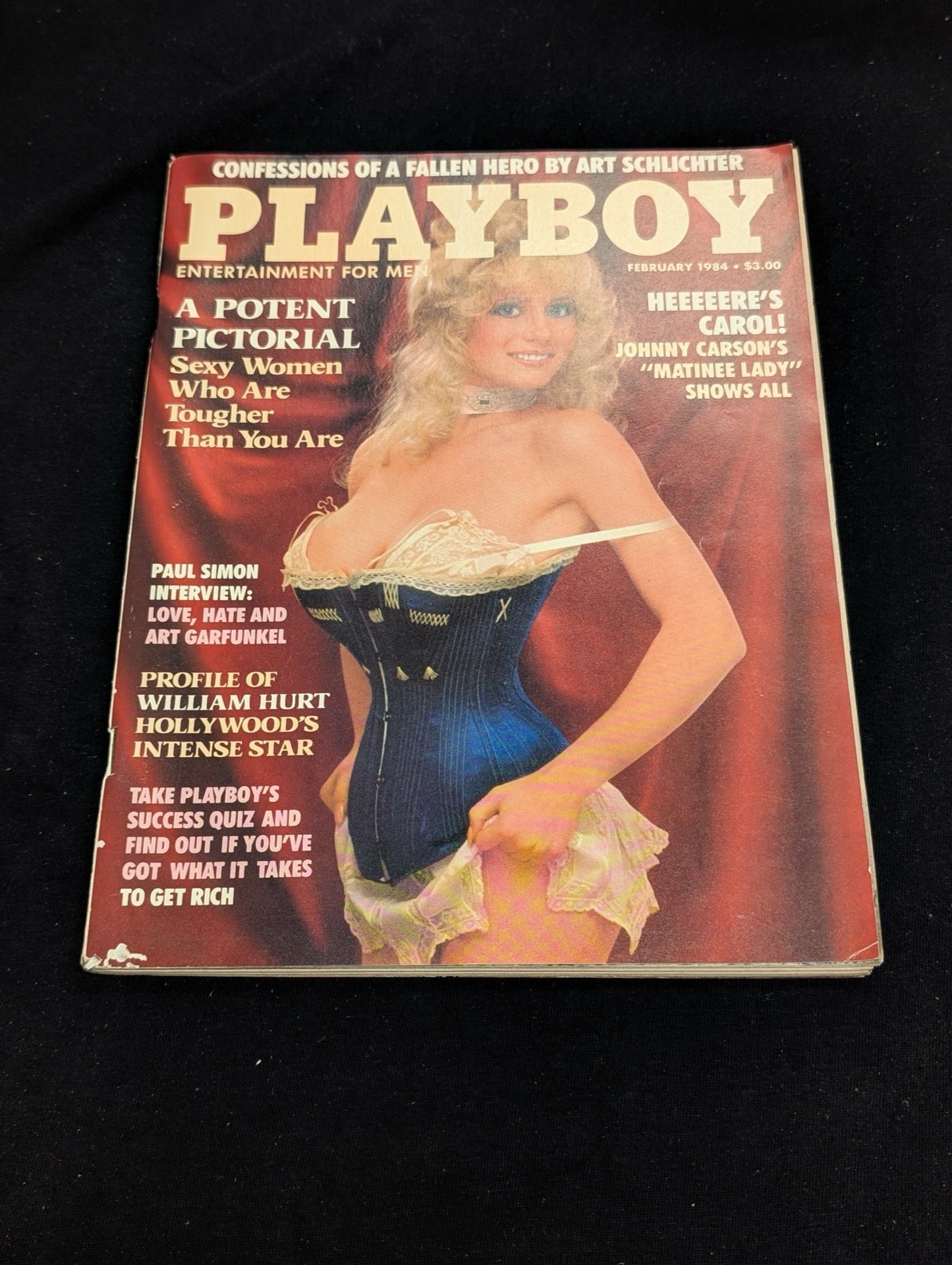 Playboy Magazine February 1984 Carol Wayne Cover Paul Simon Interview