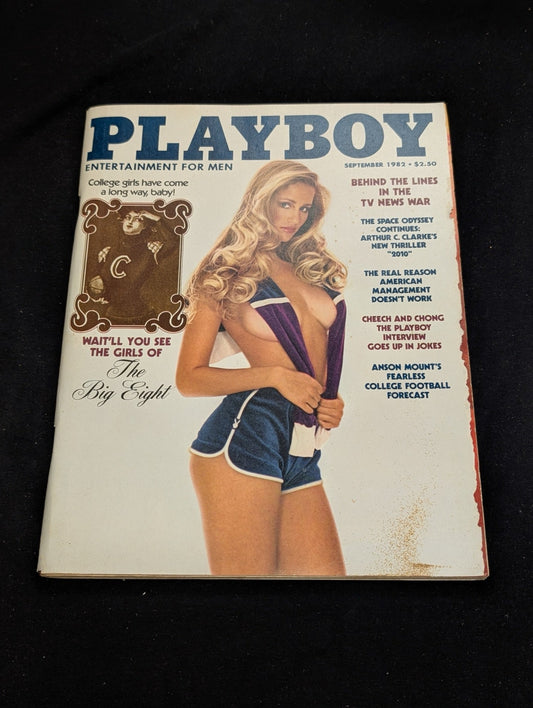 Playboy Magazine September 1982 Cheech and Chong Interview Girls of Big 8