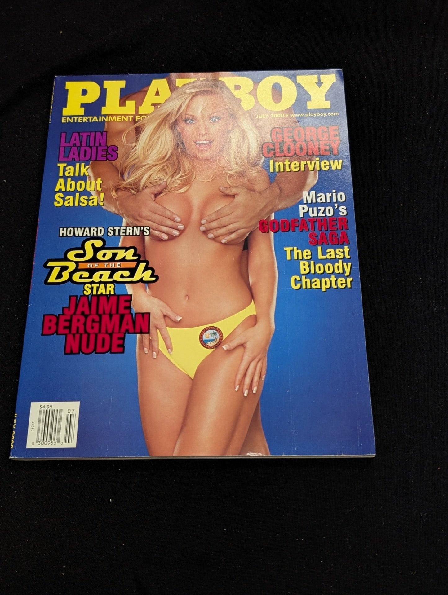 Playboy Magazine July 2000 Jaime Bergman George Clooney Interview