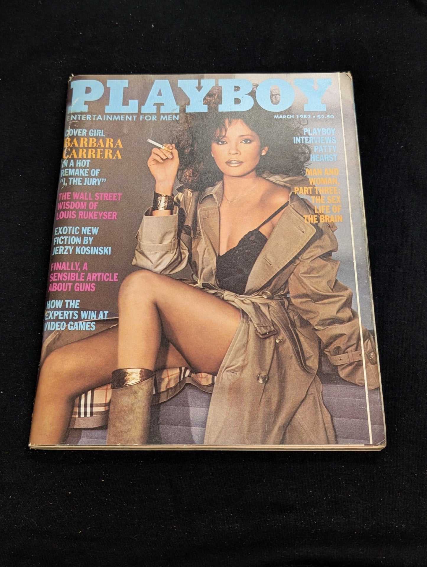 Playboy Magazine March 1982 Barbara Carrera Cover Patty Hearst Interview