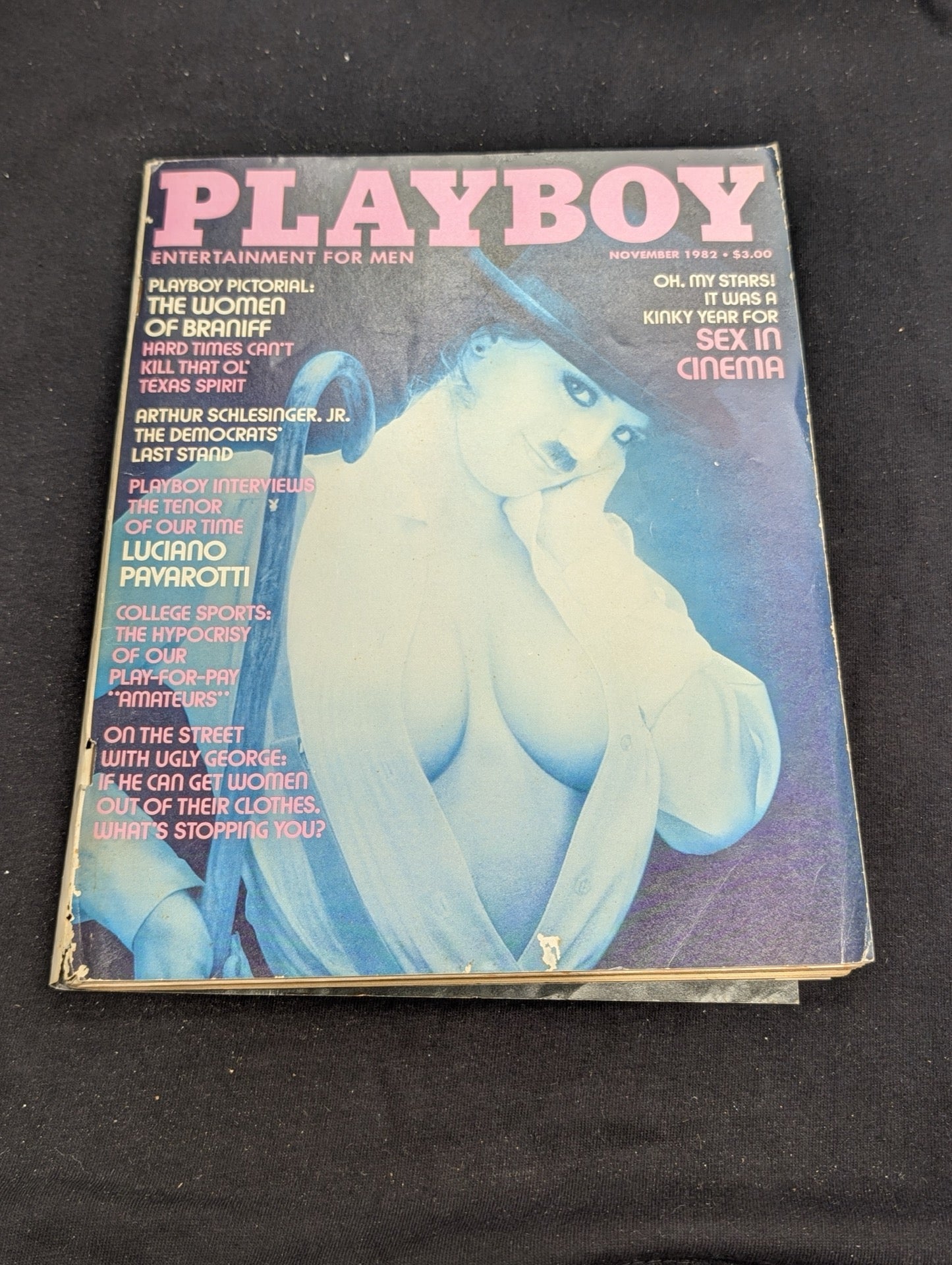 Playboy Magazine November 1982 Sex in Cinema Luciano Pavarotti