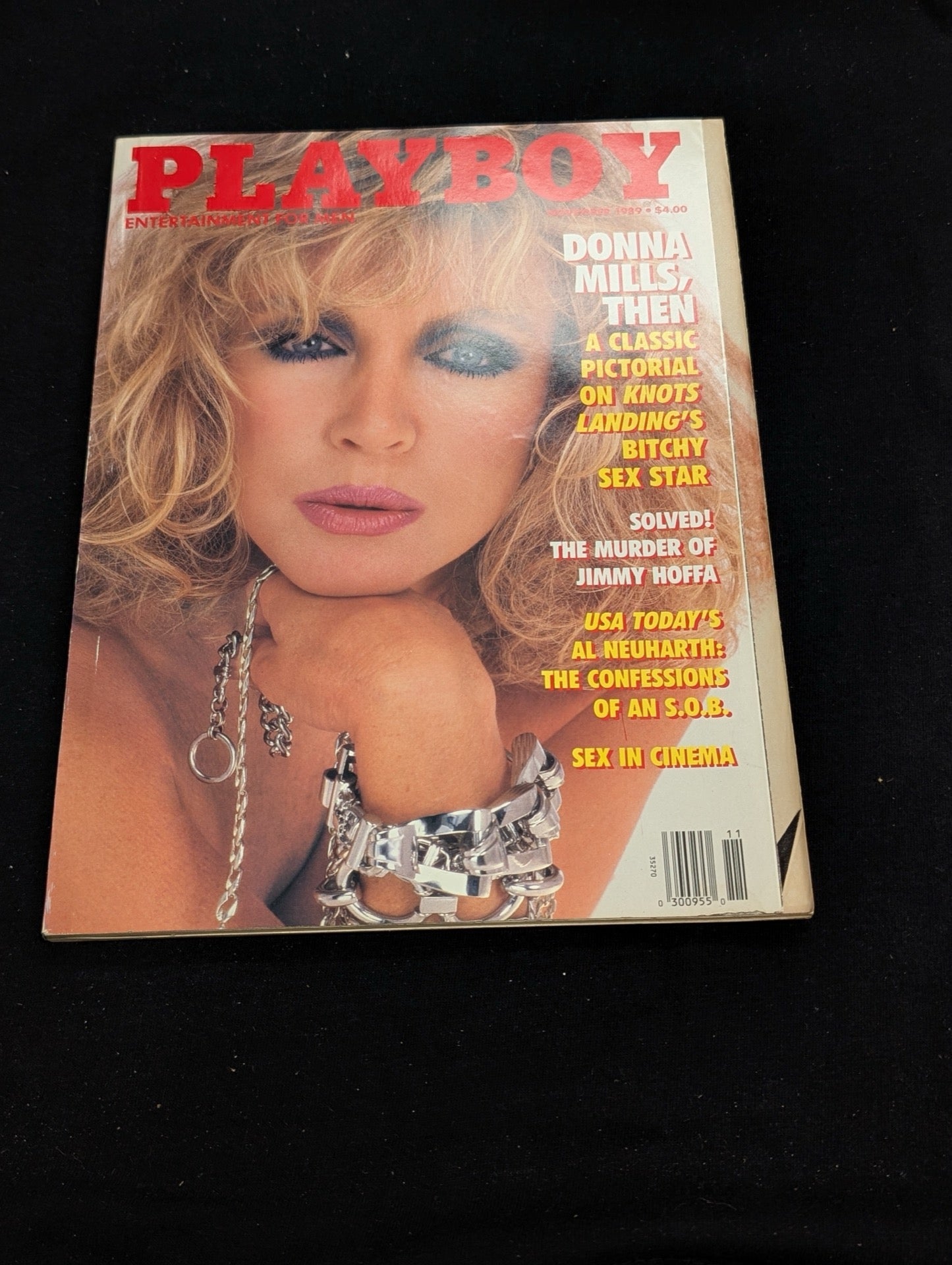 Playboy Magazine November 1989 Donna Mills Cover Sex in Cinema