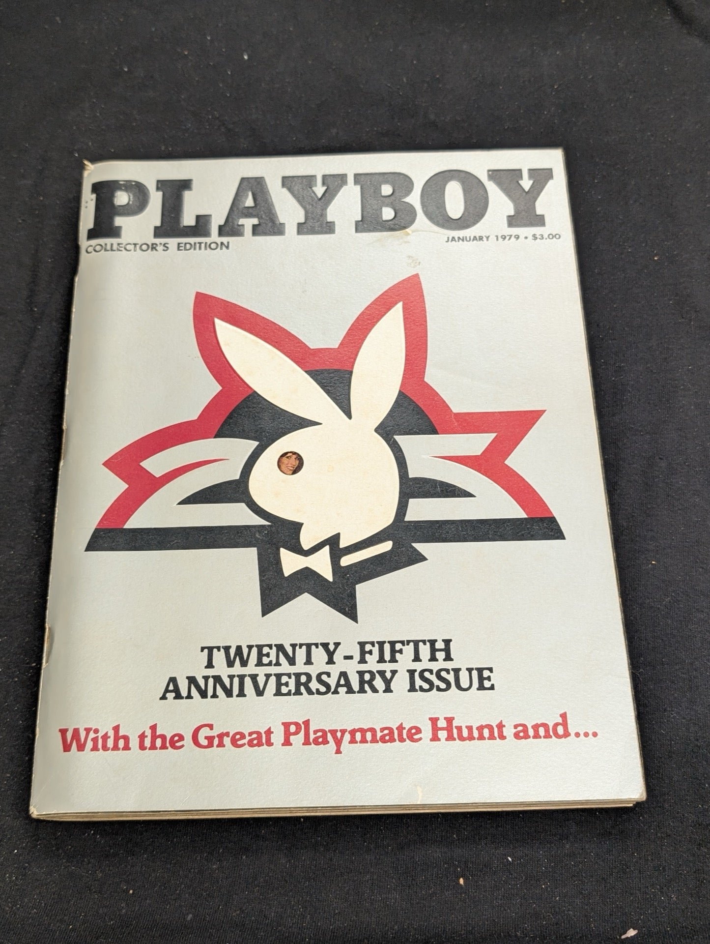 Playboy Magazine January 1979 25th Anniversary Issue Silver Cover Vintage