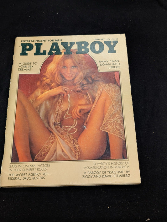 Playboy Magazine February 1976 James Caan Interview Ragtime Parody Vintage