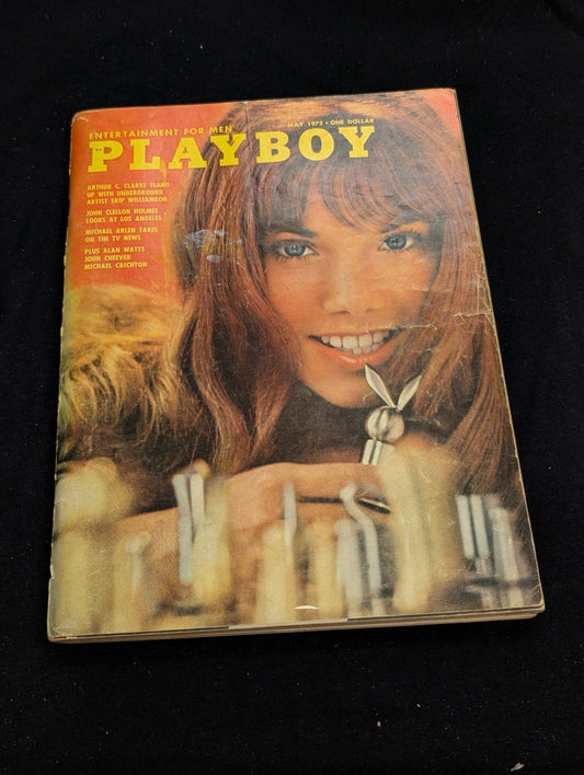 Playboy Magazine May 1972 Arthur C Clarke Michael Crichton Sci-Fi Vintage