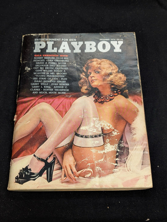 Playboy Magazine December 1974 Robert Redford Gene Wilder Mel Brooks Vintage