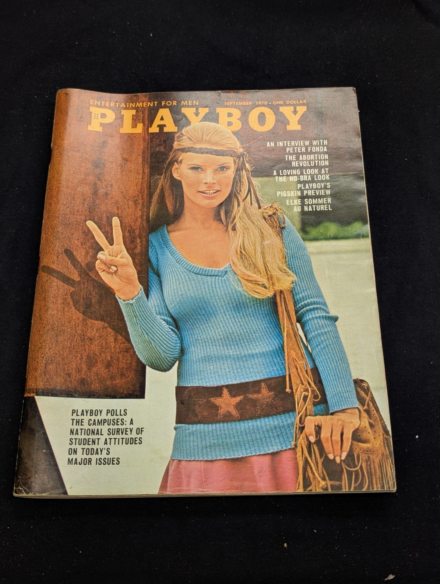 Playboy Magazine September 1970 Peter Fonda Interview Hippie Style Cover