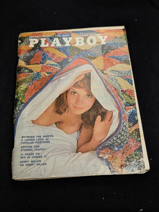 Playboy Magazine November 1971 Quilt Cover Roman Polanski Interview Vintage