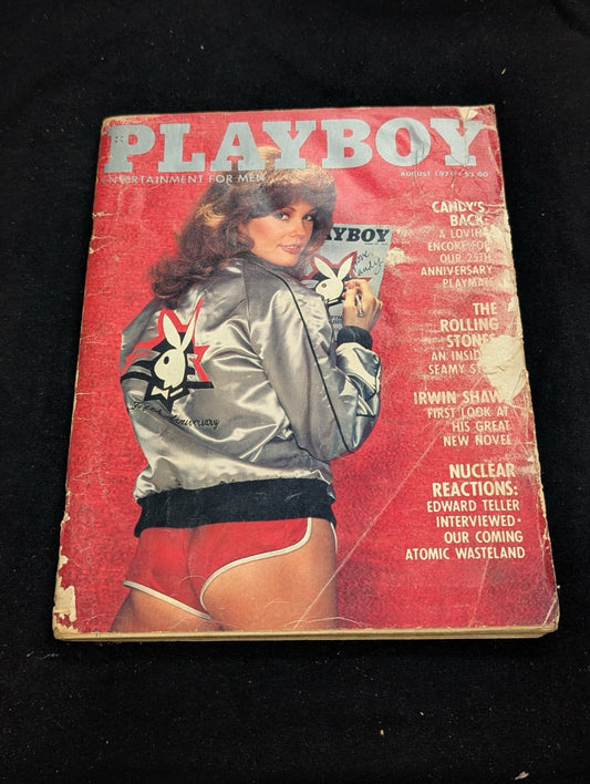 Playboy Magazine August 1979 Candy Loving Anniversary Cover Rolling Stones