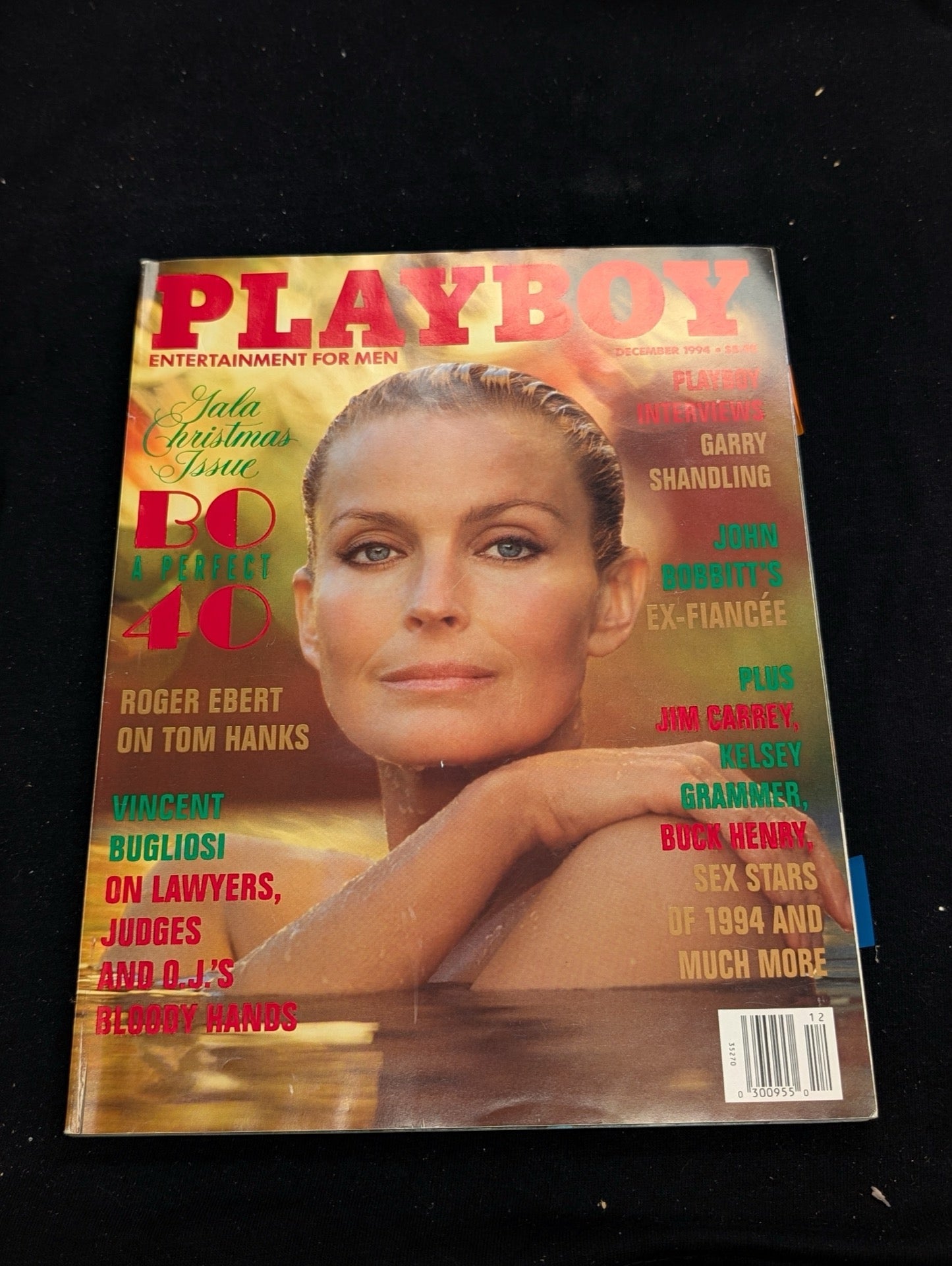 Playboy Magazine December 1994 Bo Derek Cover Gala Christmas Issue