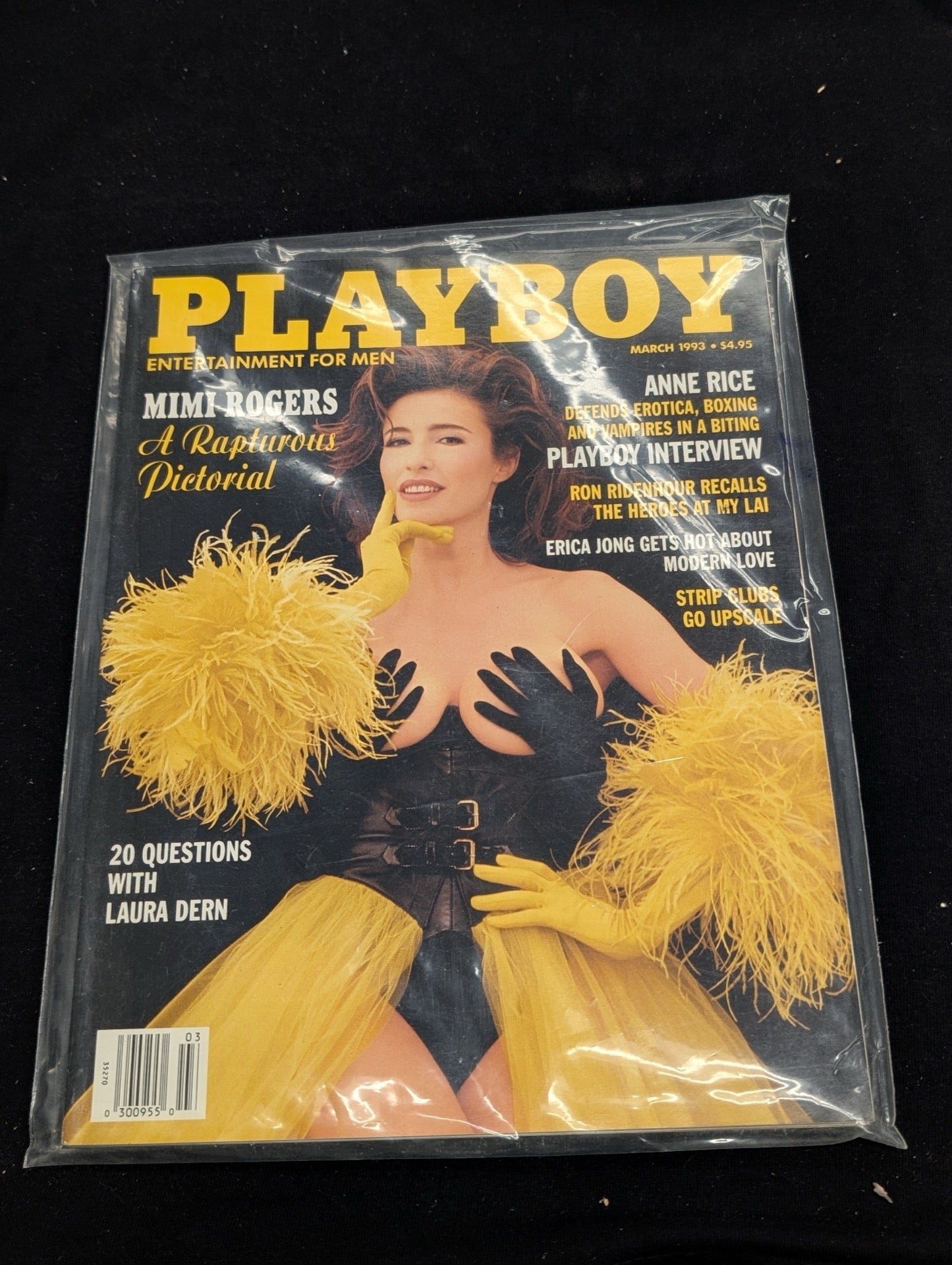 Playboy Magazine March 1993 Mimi Rogers Cover Anne Rice Interview