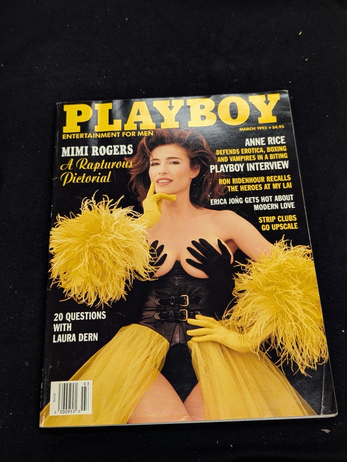 Playboy Magazine March 1993 Mimi Rogers Cover Copy