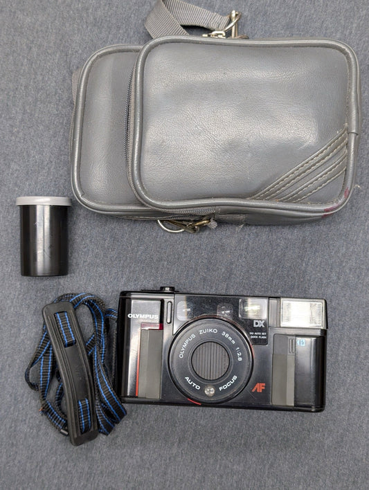 Olympus AF-1 (Infinity) 35mm Film Camera Zuiko 35mm f/2.8 Lens Weatherproof