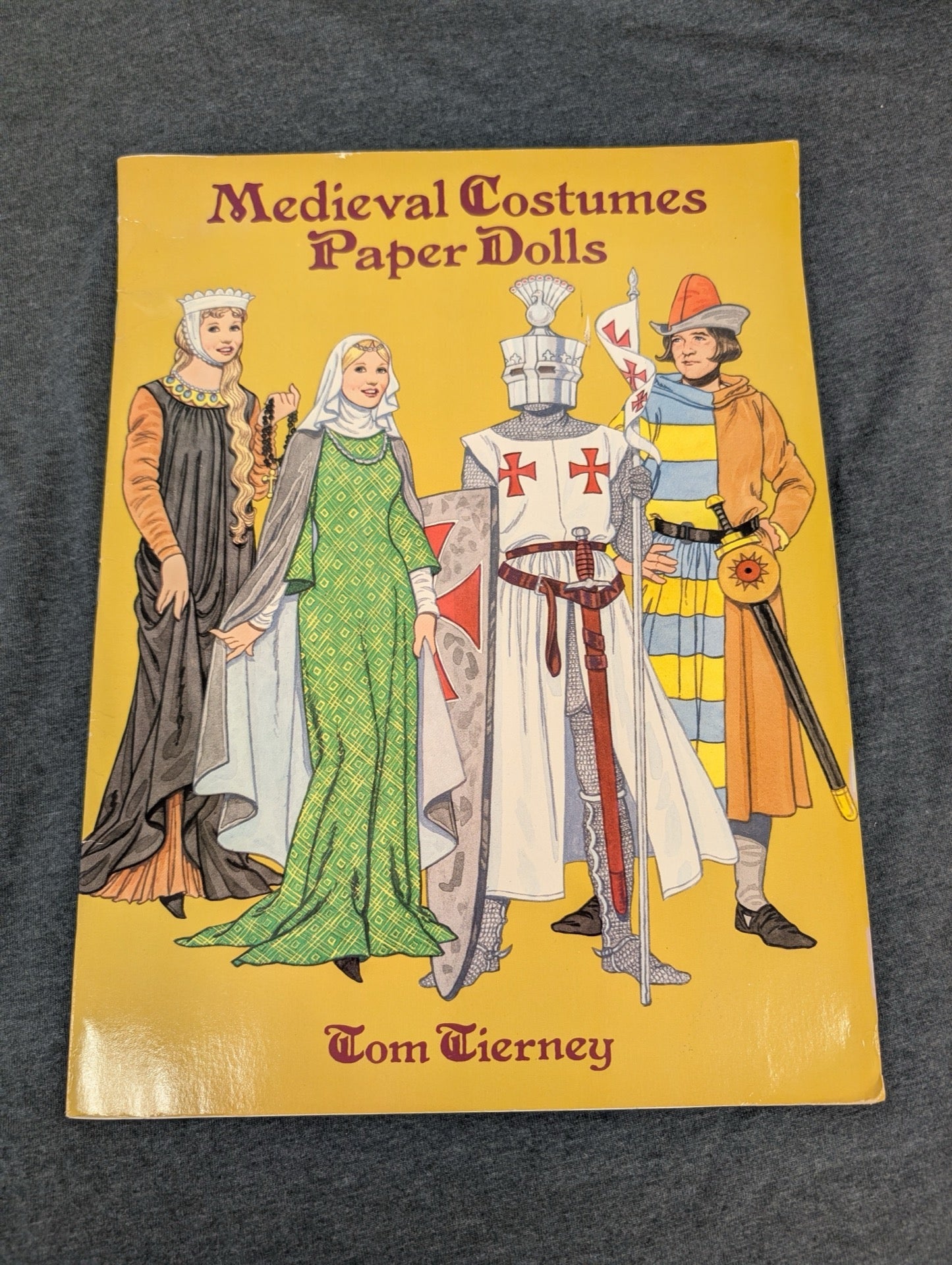 Medieval Costumes Paper Dolls by Tom Tierney Dover History Book