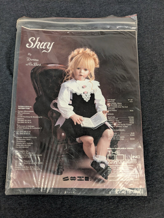 Shay by Donna RuBert Doll Artworks Molds Catalog/Pattern Packet Sealed