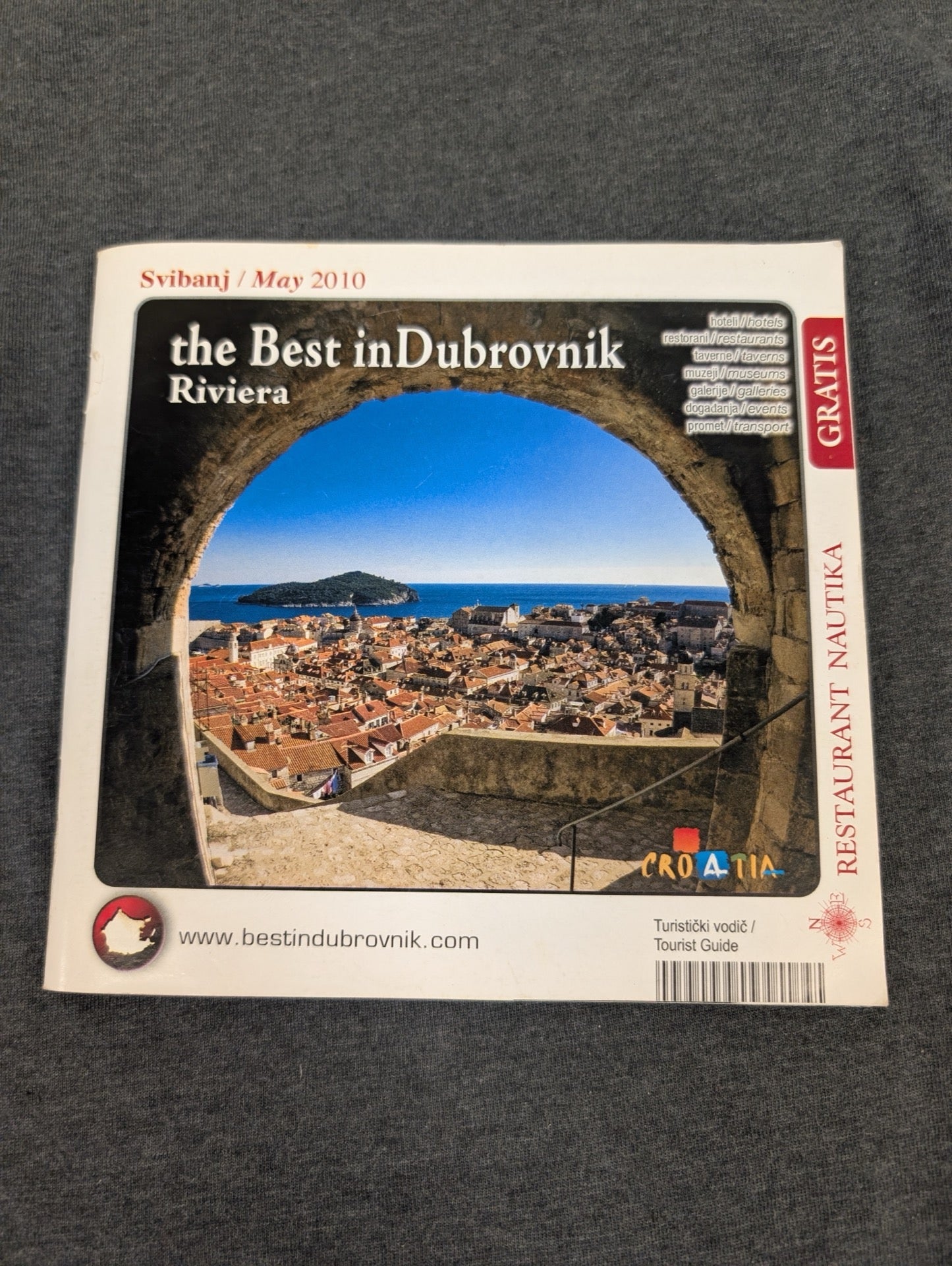 The Best in Dubrovnik Riviera - Vintage Travel Guide May 2010 Croatia