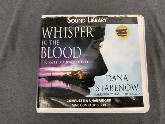 Whisper to the Blood Dana Stabenow Audiobook CD Kate Shugak Novel