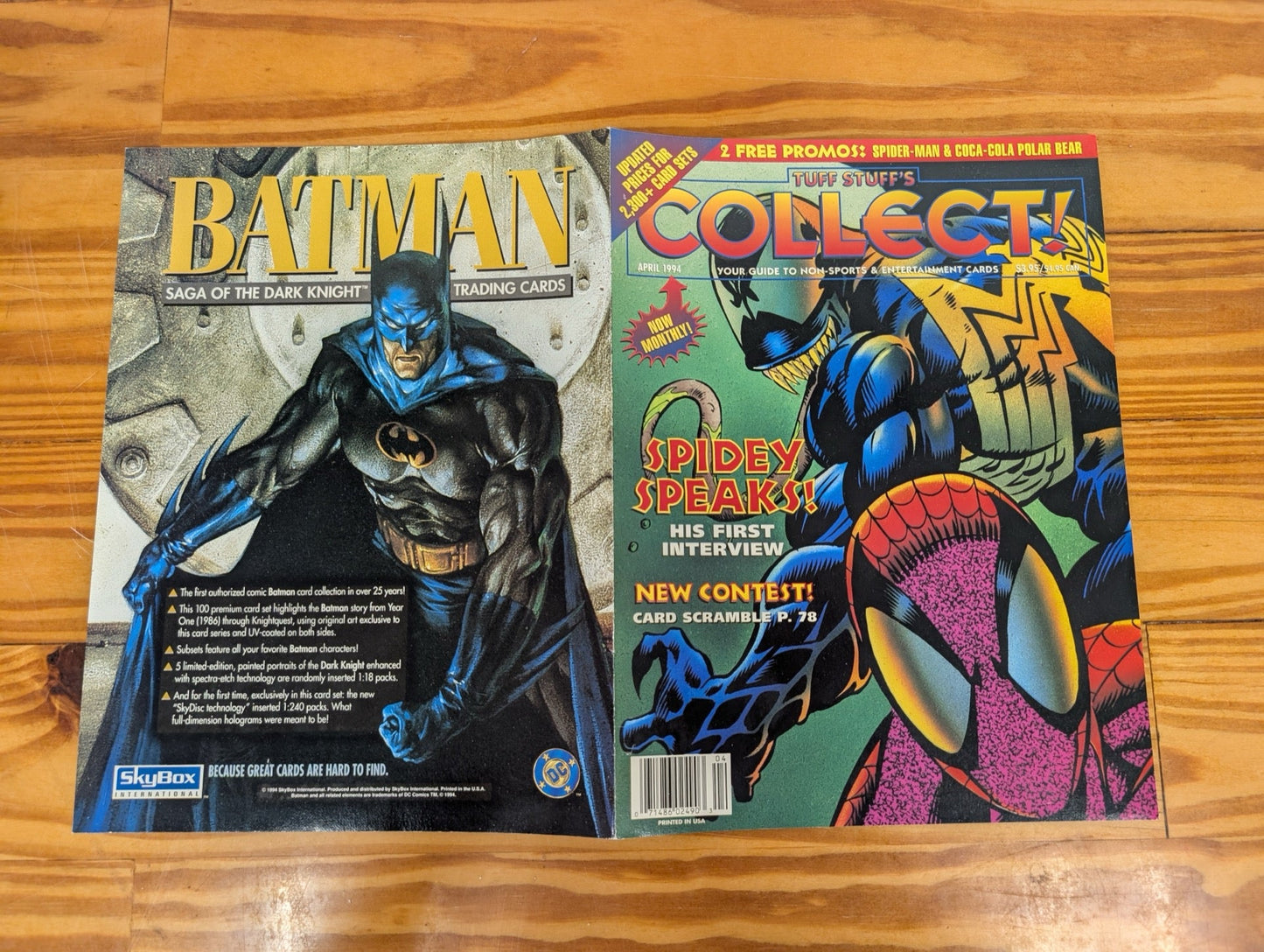 Tuff Stuff Collect Magazine April 1994 Batman Spider-Man Venom