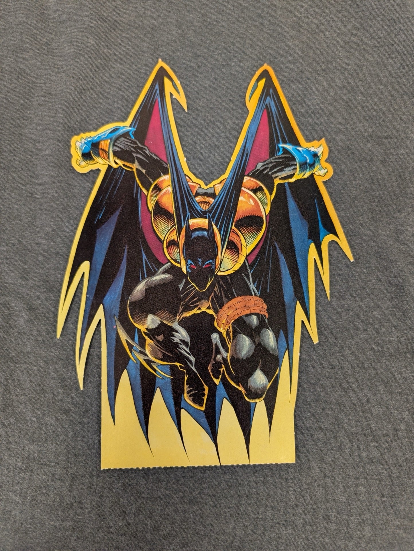 Vintage Batman Die-Cut Sticker Azrael Batman Knightfall Era