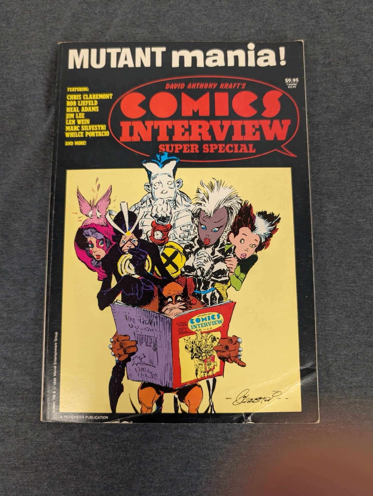 Comics Interview Super Special Mutant Mania 1989 Jim Lee Cover