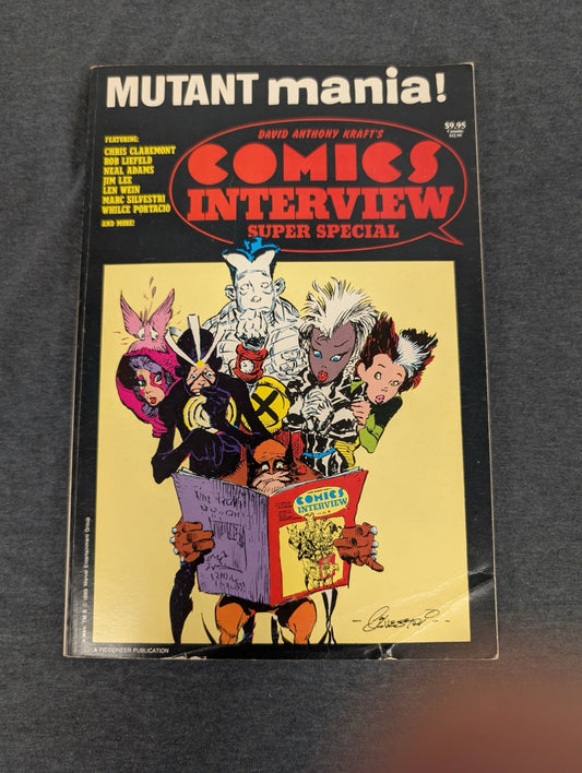 Comics Interview Super Special Mutant Mania 1989 Jim Lee Cover