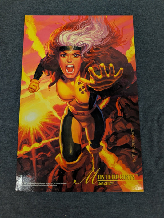 1994 Marvel Masterprints Rogue Art Print by Greg & Tim Hildebrandt X-Men