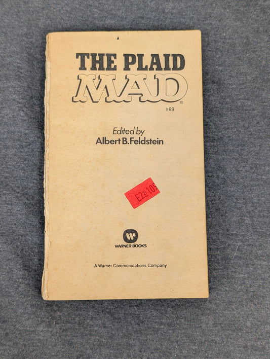 The Plaid MAD Paperback Book #69 Vintage 1960s Humor Al Feldstein Editor