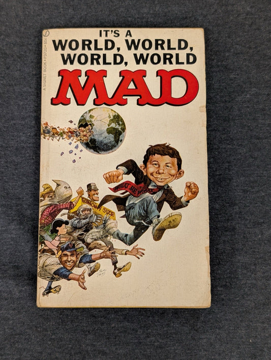 It's a World World World World MAD Paperback Vintage Humor Book Jack Davis Art