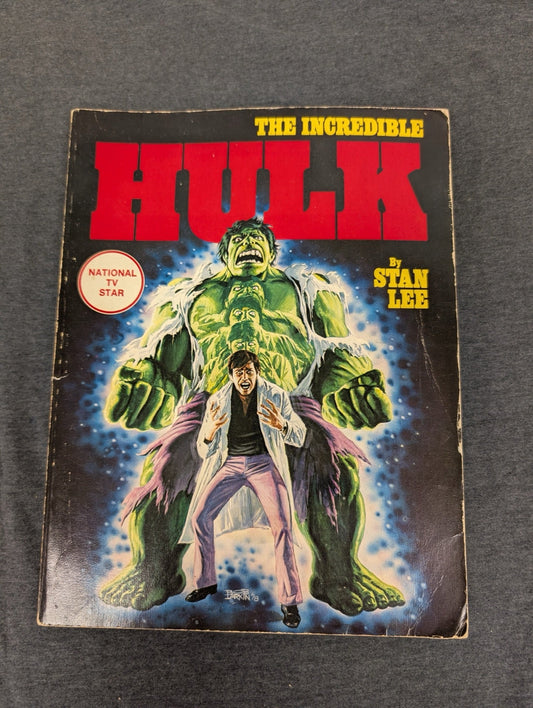 Vintage 1978 The Incredible Hulk Paperback Book Pocket Books Stan Lee Bob Larkin