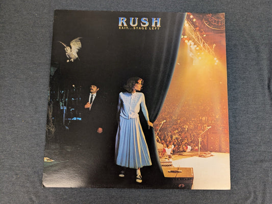Rush Exit Stage Left Vinyl LP Live Album 1981 Mercury Records Gatefold