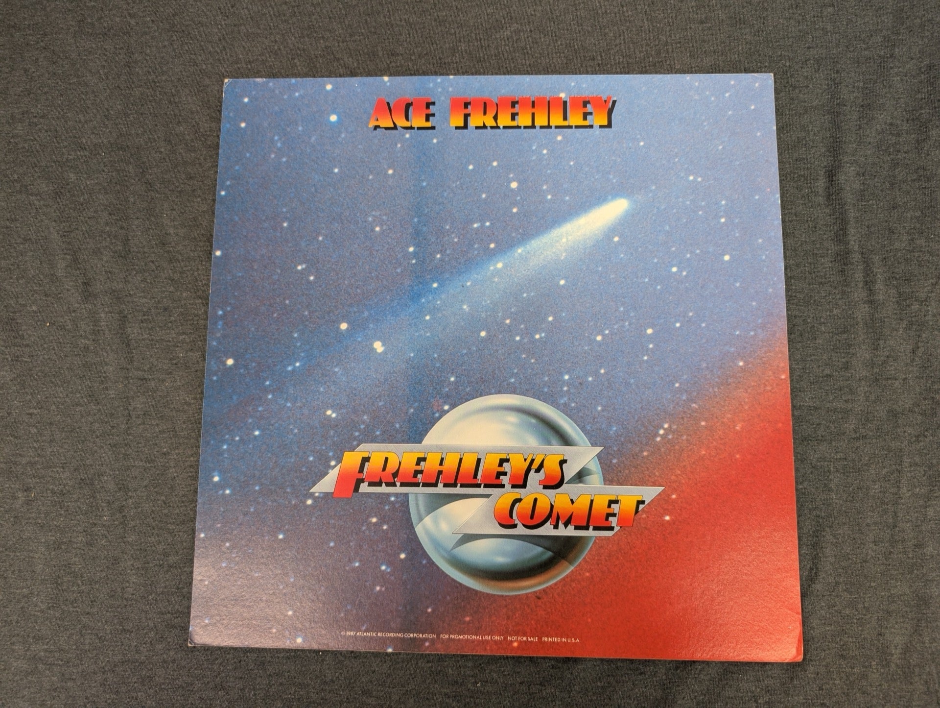 Ace Frehley Frehley's Comet Vinyl LP 1987 Atlantic Records Debut Solo Band