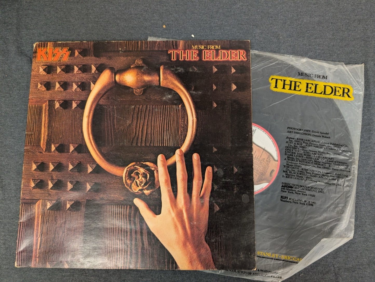 KISS Music From The Elder Vinyl LP with Inner Sleeve 1981 Casablanca