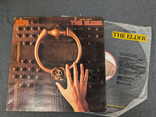 KISS Music From The Elder Vinyl LP with Inner Sleeve 1981 Casablanca
