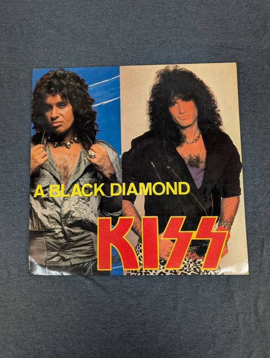 KISS A Black Diamond Rare Import / Bootleg Vinyl LP Eric Carr Paul Stanley Cover