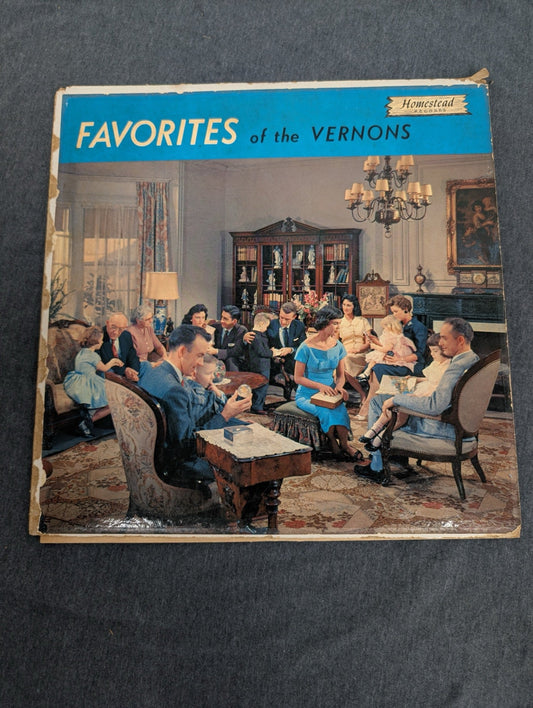 Favorites of the Vernons Homestead Records Vintage Gospel Vinyl LP