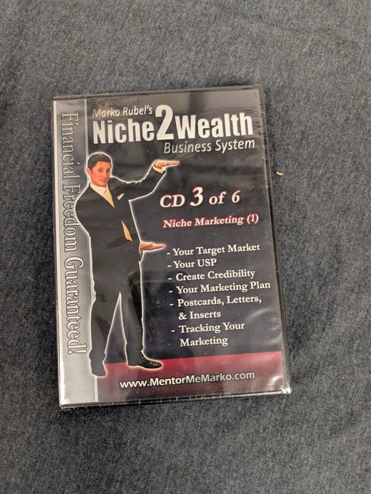 Marko Rubel Niche2Wealth CD 3 Niche Marketing Target Market USP Real Estate Plan
