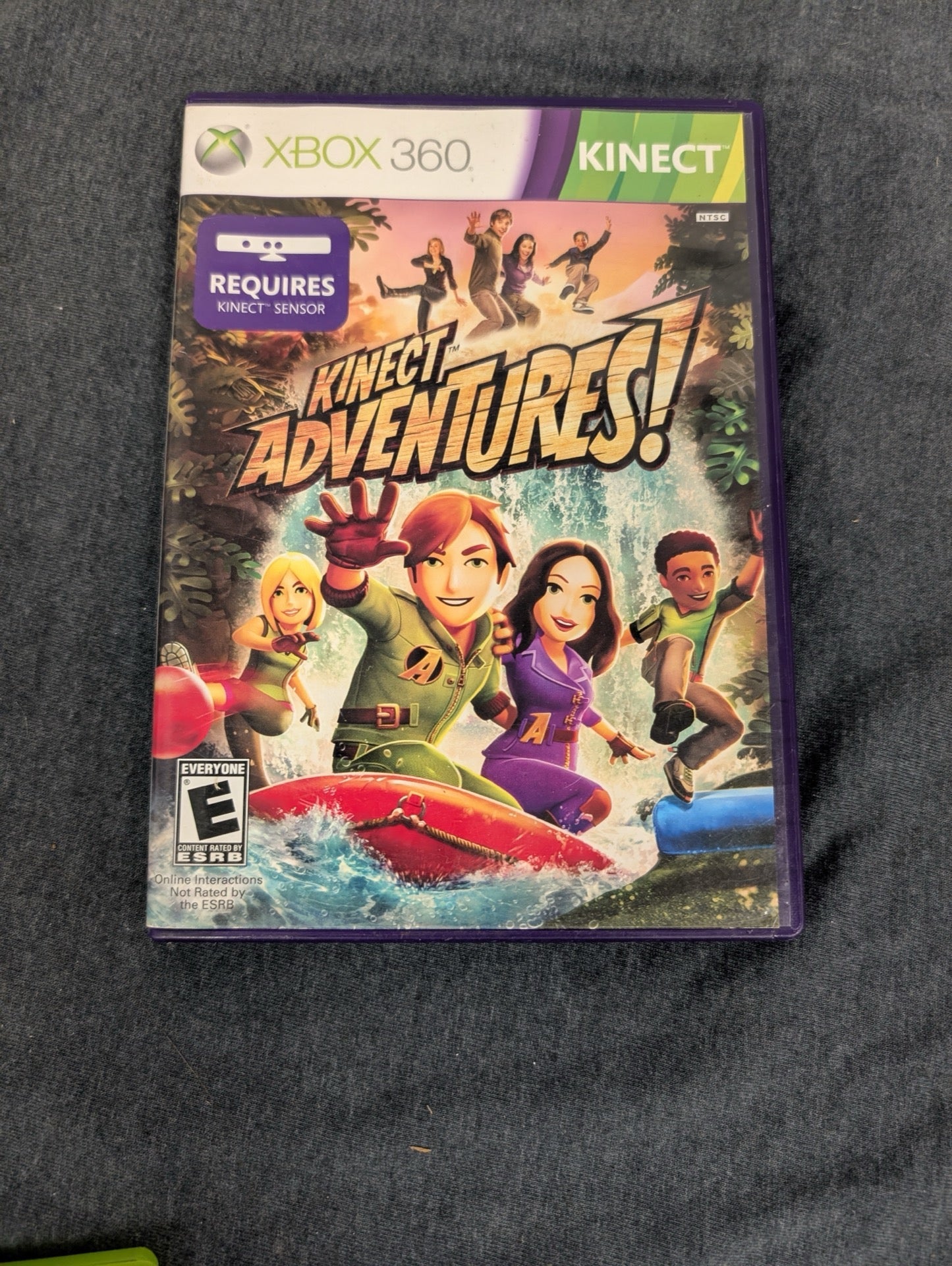 Kinect Adventures! (Xbox 360) Motion Control Family Game Purple Case