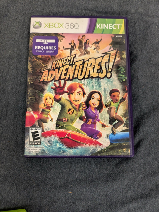 Kinect Adventures! (Xbox 360) Motion Control Family Game Purple Case